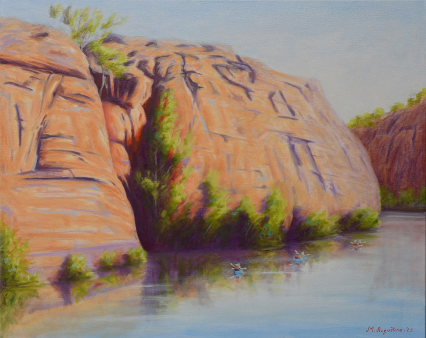 Upper Gorge 61x76cm $1300